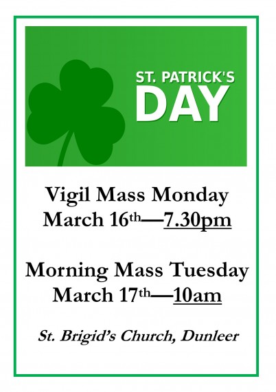 st-patricks-day-mass-times
